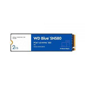 Western Digital 2TB WD Blue SN580 NVMe 내부 솔리드 스테이트 드라이브 SSD Gen4 x4 PCIe 16Gbs M.2 2280