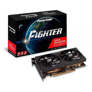 PowerCol Fighter AMD 라데온 RX 6600 XT 게이밍 그래픽 카드 8GB GDDR6 메모리 RDNA 2 HDMI 2.1로 구동