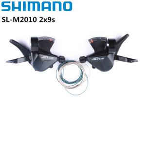 SHIMANO ALTUS M2000 시리즈 SL-M2010 시프터, 오른쪽 9s 왼쪽 2s 3s M2010 시프터 레버, 산악 자전거 부품, 2x9s 3x9s