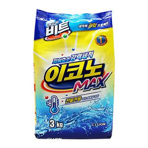 CJ라이온 비트 이코노맥스 리필형 분말 세탁세제 3kg 1개