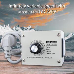 조정 가능한 전압 AC220V 4000W SCR 디머 속도 단계없는 가변 벨트 공급 라인