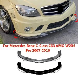 벤츠 C클래스 C63 AMG W204 07-10년형 프론트 범퍼 립 스포일러 스플리터 커버