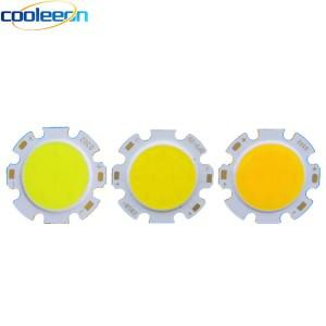 블랙LED COOLEEON-DC 라운드 LED COB 칩 온보드 5W 10W 20W 30W 원형 광원 따뜻한 자연 차가운 백색 전구