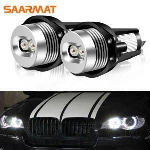 LED 캔버스 엔젤 아이 주간 주행등 악마의 눈 BMW 호환 E90 E91 05-08 320i 20W 2 개