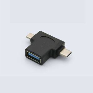 스마트폰 멀티 젠더 T형 USB 3.0 A F 5핀 M C타입 M