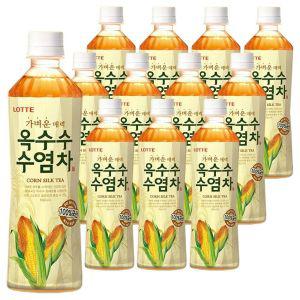 롯데 옥수수수염차 500ml x 12PET