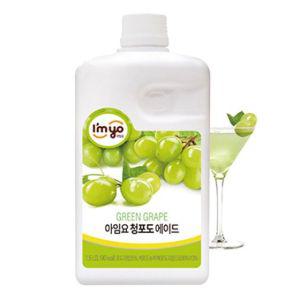 청포도 아임요 음료 주스 청포도원액 1.5L 원액 베이스 에이드