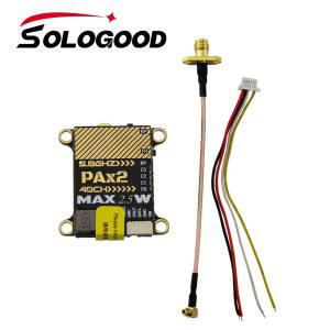 자동변속기 고출력 NTSC/PAL 전환 레이싱 2 5W 드론용 장거리 FPV 0 2500mW 가능 5 8G VTX SoloGood MAX 40CH