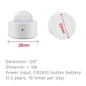 Tuya ZigBee 스마트 인체 모션 센서, 미니 PIR 감지기 보안 라이프, 알렉사 게이트웨이 구글 홈으로 작동