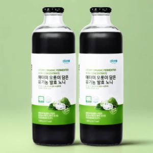 애터미 오롯이 담은 유기농 발효 노니 1000g 2병 100% NFC 노니 원액