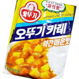 중간 맛 카레 오뚜기 1k？식자재 업소용 식재료 식당용 대용량 단체 급식용