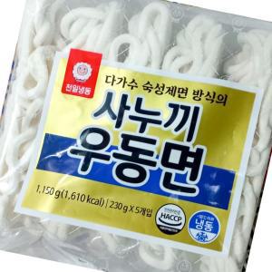 천일식품 사누끼 우동면 230g x5 입 1.15k x6？식자재 업소용 식재료 식당용 대용량 단체 급식용