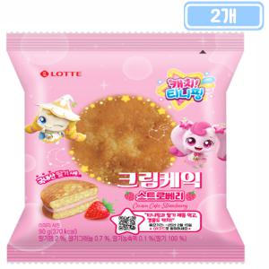 삼립 스트로베리 크림케익 90g x 2개