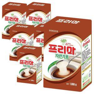 동서 프리마 자판기용 1kg 6개프림 가루 업소용 다방커피 크림 용크림