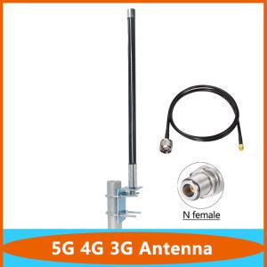 베이스 스테이션 55cm 5G 4G LTE 3G GSM 로라 헬륨 핫스팟 광부 안테나 옴니 야외 IP67 방수 FRP 9DBI 와이파이 유리 섬유 공중