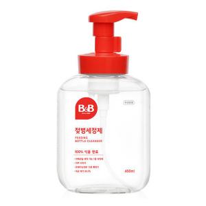 비앤비 젖병세정제 거품형 용기 450ml x 1개 액상형 아기 유아 리필