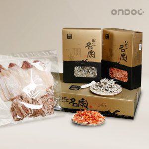 [온도씨]건어물 고급세트 9호(중멸치700g,건새우500g,반건조한치1kg)