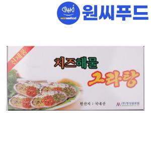 원씨푸드 치즈 해물 그라탕 700g(70gx10개) 국내산 꽃게 대게 게딱지 10마리