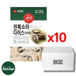 [BOX] 전복 소라다이스 [다진 전복] 슬라이스 1kgx10개