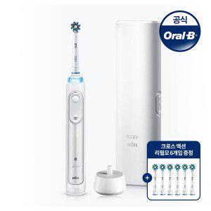 [오랄비]Oral-B 전동칫솔 GENIUS S7500 + 크로스액션 리필모 6개 추가 증정