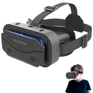 VR 헤드셋 고글 안경 기기 3D 가상 현실 게이밍 4.5 7.0 인치 스마트폰용 이중 조절식 초점 거리