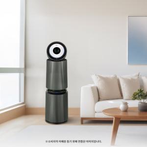 LG 오브제컬렉션 공기청정기 퓨리케어 360 알파UP (34평/G펫필터/네이처그린/AS354NG3A/LG전자직배송)