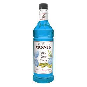 모닌 Monin Blue Cotton Candy Syrup 1 ltr 플라스틱 병