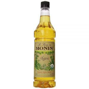 모닌 Monin - 유기농 아가베 시럽, 달콤하고 풍부한 맛, 모든 음료에 적합, 글루텐 프리, 비건, GMO 프리 (