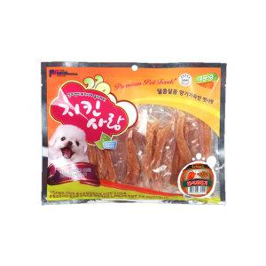 PS코리아 치킨사랑 건식꽈배기 400g 강아지 대용량 애견 육포 간식