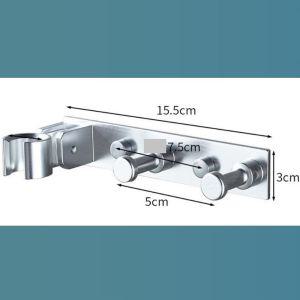 실버 알루미늄 샤워걸이 부착식 거치대 헤드기부속품 기필터 욕실기수전 필터기 만능행거 기호스 기헤드 기
