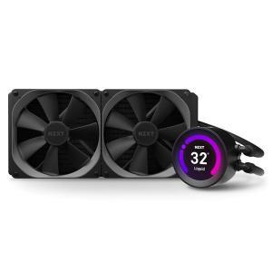 NZXT 크라켄 AIO RGB CPU 액체 쿨러 Z63 280mm RL-KRZ63-01 맞춤형 LCD 디스플레이향상된 펌프CAM V4 구동R