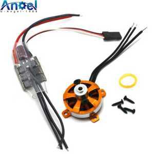 F3P RC 1400KV 마운트 7.6 모터 2205 브러시리스 및 10 A SP 항공기 ESC 쿼드 무선 비행기 콥터 용 1600KV