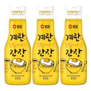 샘표 계란이 맛있어지는 간장 200ml 3개