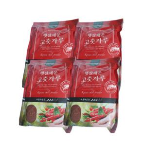 채운영농조합 햇살채운 고춧가루 국산 보통매운맛 김장용 반찬용 500g x 4개