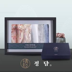 [SSG정담][바로배송][SSG정담x제주본가][냉동]명품 제주수산물 혼합세트[옥돔5미(800g),은갈치2미(600g)...