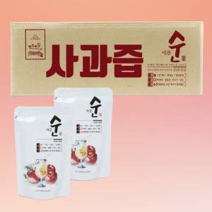 애플순 경북영주사과 NFC 착즙 마시는 과일 착즙 음료 주스 순수사과즙  100ml x 8