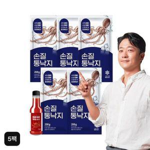 [NS홈쇼핑]알렉스 손질 통 낙지 200gX5팩+매콤소스 250g[34457553]