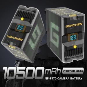 업그레이드된 NP-F970 배터리, 27W 고속 충전 소니 CCD-RV100HDR-AX2000 DCR-VX2100