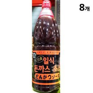 미담채 일식 돈까스 소스 2Kg X8 액상 양념 업소용 식당용 가스 튀김