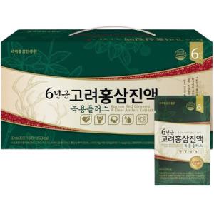 고려홍삼진흥원 6년근 고려홍삼진액 녹용플러스 50ml 30포