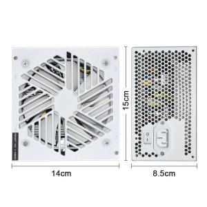 SENLIFANG 화이트 ATX 650W 12cm 더블 베어링 냉각 선풍기 110230V PSU 20  4 핀 12V E스포츠 비디오 게임