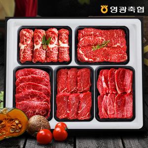 [롯데백화점]보섭이네푸드(식품) 1등급 영광축협 보리애 한우 구이세트 6호 3.0kg