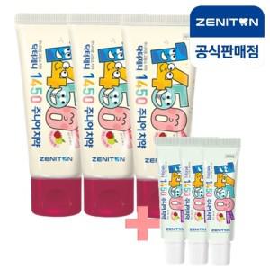 제니튼 닥터제니 1450 고불소 주니어 치약 60g+미니 15g x3세트