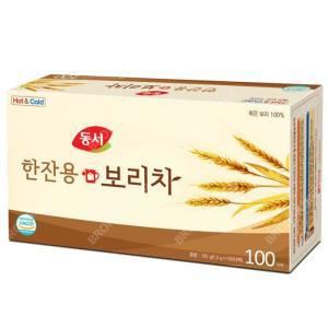 동서 한잔용 보리차 100T 보리 100% 일회용 티백