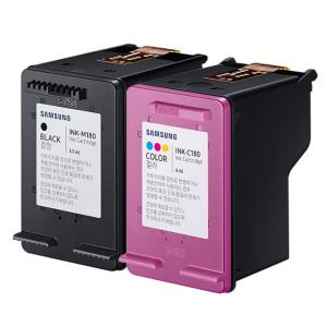 삼성 INK-M180 C180 정품잉크 블랙+컬러 1세트 벌크(번들) SL-J1660 J1770FW