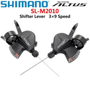 SHIMANO ALTUS M2000 시리즈 MTB 자전거 그룹셋 시프터 레버, SL-M2010-R/L, 3x9-27 단, 3x9v, 정품 부품