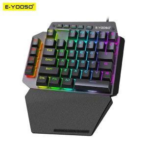 키 44 컴퓨터 신시사이저 손 게임 한 K700 프로그램 보드 PC 유선 기계 E-YOOSO 가능 노트북을위 RGB