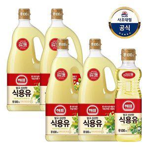 [사조대림][사조대림] 콩기름 1.8L x4개 +콩기름 900ml x1개