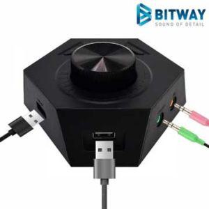 게이밍용품 BITWAY 가상7.1 게이밍 사운드카드 GS5 [ADP556]