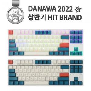 앱코 KN01C 텐키리스 PBT 무접점 키보드 블루 30g